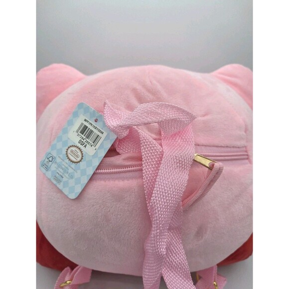 Kirby Nintendo Plush 12” Plush Backpack by Bioworld Pink Straps Bag - New NWT - Picture 4 of 4